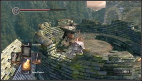 Once you get to Undead Parish, youll see three passages: a grate (with a dragon behind; this grate can be opened only from the other side), an entrance to a tower [1] and further passage - Undead Parish - p. 1 | Walkthrough - Walkthrough - Dark Souls Game Guide & Walkthrough