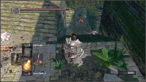 In a tunnel youll see a fleeing enemy - Undead Parish - p. 1 | Walkthrough - Walkthrough - Dark Souls Game Guide & Walkthrough