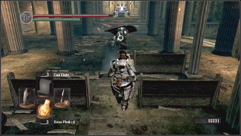 After the fight pick up Fire Keeper Soul from an altar - Undead Parish - p. 2 | Walkthrough - Walkthrough - Dark Souls Game Guide & Walkthrough