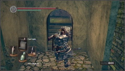 Inside free a NPC Laurentius trapped inside a barrel - Depths - p. 2 | Walkthrough - Walkthrough - Dark Souls Game Guide & Walkthrough