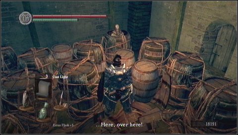 Run to the opposite side and open the door - Depths - p. 2 | Walkthrough - Walkthrough - Dark Souls Game Guide & Walkthrough