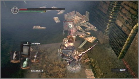 A bit further youll find a descend down - Depths - p. 2 | Walkthrough - Walkthrough - Dark Souls Game Guide & Walkthrough