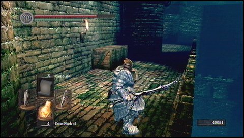 Now run to the opposite side, towards a labyrinth of corridors - Depths - p. 3 | Walkthrough - Walkthrough - Dark Souls Game Guide & Walkthrough