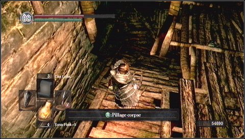 After killing the enemies, run into a tunnel - Blighttown - p. 3 | Walkthrough - Walkthrough - Dark Souls Game Guide & Walkthrough