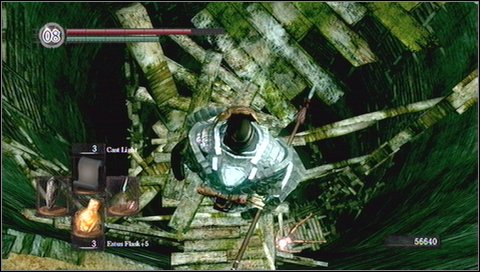 Behind fog use two ladders and go down - Blighttown - p. 3 | Walkthrough - Walkthrough - Dark Souls Game Guide & Walkthrough