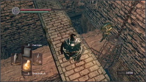 Go forwards, to the exit - Sens Fortress - p. 1 | Walkthrough - Walkthrough - Dark Souls Game Guide & Walkthrough