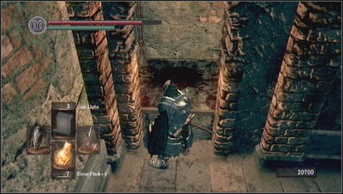At the bottom youll see a chest - DO NOT OPEN IT - Sens Fortress - p. 2 | Walkthrough - Walkthrough - Dark Souls Game Guide & Walkthrough