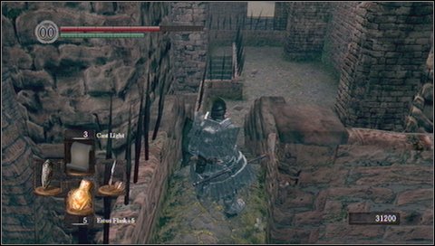 Youll encounter a knight - you were fighting with similar monsters in Undead Parish - Sens Fortress - p. 3 | Walkthrough - Walkthrough - Dark Souls Game Guide & Walkthrough