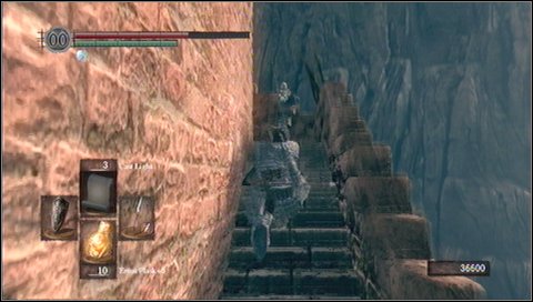 Return to the location, where you were pelted with a fire bomb for the last time - Sens Fortress - p. 4 | Walkthrough - Walkthrough - Dark Souls Game Guide & Walkthrough