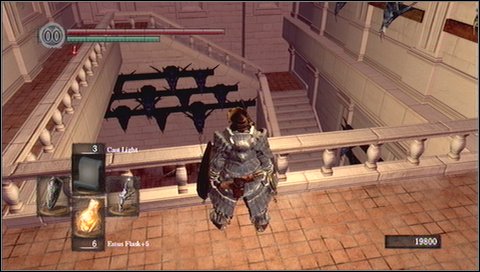 Once you open the shortcut, go back up and then go up the stairs - Anor Londo - p. 5 | Walkthrough - Walkthrough - Dark Souls Game Guide & Walkthrough