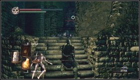 A further way leads up the stairs - New Londo Ruins - Lower level | Walkthrough - Walkthrough - Dark Souls Game Guide & Walkthrough