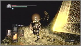 Slide down on the next walkway - Tomb of Giants - p. 1 | Walkthrough - Walkthrough - Dark Souls Game Guide & Walkthrough