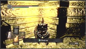 Once you defeat a pair of skeletons in ruins, [1] you can climb higher and collect few items - 3 Eye of Death among other things - Tomb of Giants - p. 1 | Walkthrough - Walkthrough - Dark Souls Game Guide & Walkthrough