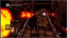 Youll get to the upper part of the second tower - Lost Izalith - p. 1 | Walkthrough - Walkthrough - Dark Souls Game Guide & Walkthrough