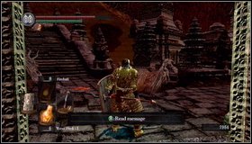 Run up the stairs and walk through a small chamber to the right - Lost Izalith - p. 2 | Walkthrough - Walkthrough - Dark Souls Game Guide & Walkthrough