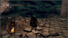 Once you get to the bottom, kill statues and turn to the tunnel where you can see an item - Lost Izalith - p. 2 | Walkthrough - Walkthrough - Dark Souls Game Guide & Walkthrough