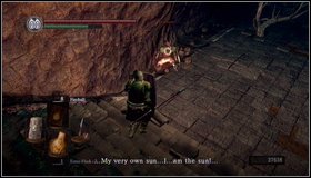 At the end of the bridge youll find a magic animal with resources (it starts fleeing) - Lost Izalith - p. 2 | Walkthrough - Walkthrough - Dark Souls Game Guide & Walkthrough
