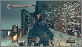 Before you continue over the walls, you might go up the tower to the left - Bonus - Painted World of Ariamis - p. 1 | Walkthrough - Walkthrough - Dark Souls Game Guide & Walkthrough