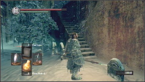 Look for a side door behind the altar and open it with Annex Key - Bonus - Painted World of Ariamis - p. 3 | Walkthrough - Walkthrough - Dark Souls Game Guide & Walkthrough