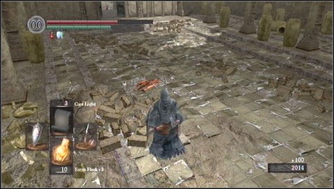 Pull yourself together and run behind the boss, avoiding his possible attack with a weapon - Stray Demon | How to kill a boss - How to kill a boss - Dark Souls Game Guide & Walkthrough