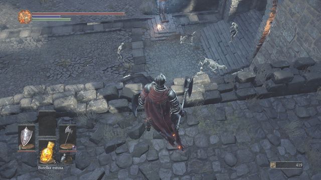 You will face your first enemies as soon as you pass the gate. - Undead Settlement - Walkthrough - Dark Souls III Game Guide & Walkthrough