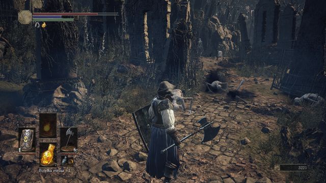 Enemies will constantly respawn. Kill those that block your way. - Cathedral of the Deep - outside - Walkthrough - Dark Souls III Game Guide & Walkthrough