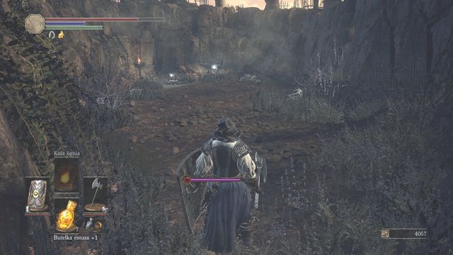 Pick up the items and prepare yourself for a massive attack. - Cathedral of the Deep - outside - Walkthrough - Dark Souls III Game Guide & Walkthrough