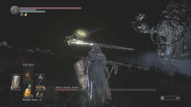 Physical attack can be blocked with a good shield. - High Lord Wolnir - Bosses - Dark Souls III Game Guide & Walkthrough