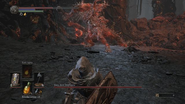 Club attack has very long reach - get close to the boss or very far away. - Old Demon King - Bosses - Dark Souls III Game Guide & Walkthrough