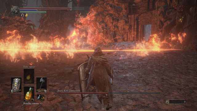 Attacks with area of effect are enemys stronger weapon. - Old Demon King - Bosses - Dark Souls III Game Guide & Walkthrough