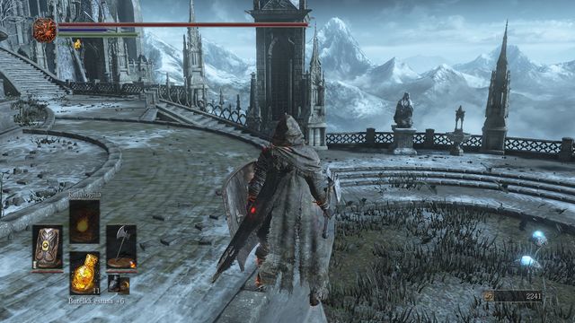 Walk outside and try to catch the lizards. - Irithyll of the Boreal Valley - Path to Anor Londo - Walkthrough - Dark Souls III Game Guide & Walkthrough