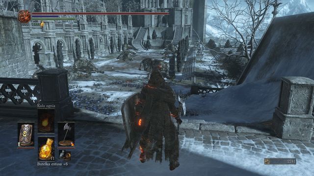 Before you reach the square, turn left to the bridge. - Irithyll of the Boreal Valley - Path to Anor Londo - Walkthrough - Dark Souls III Game Guide & Walkthrough