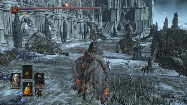 Run between the giants or take them down one by one. - Irithyll of the Boreal Valley - Path to Anor Londo - Walkthrough - Dark Souls III Game Guide & Walkthrough
