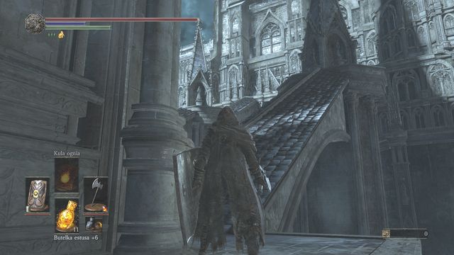 Taking the right roof (going down) you will be exposed to less projectiles. - Irithyll of the Boreal Valley - Path to Anor Londo - Walkthrough - Dark Souls III Game Guide & Walkthrough