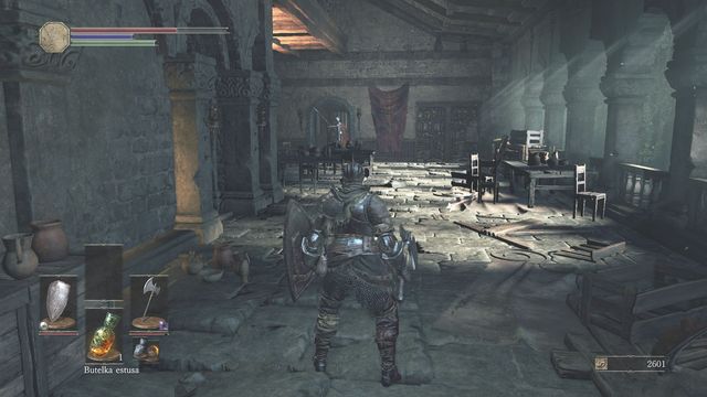 Another knight, inside the chamber. - High Wall of Lothric - from the Bonfire - Walkthrough - Dark Souls III Game Guide & Walkthrough