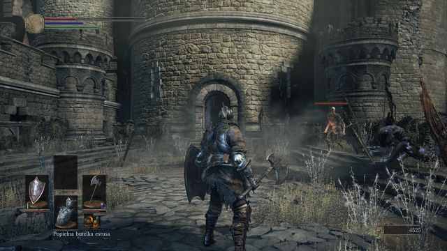 The path leading to a shotrcut. Be careful, because several new enemies will appear after you kill the first one. - High Wall of Lothric - from the Bonfire - Walkthrough - Dark Souls III Game Guide & Walkthrough