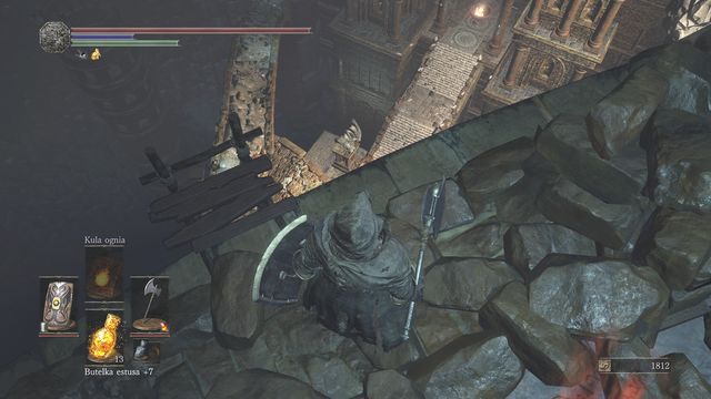 Use the ladder by the bonfire. - Profaned Capital - Path to Yhorm the Giant - Walkthrough - Dark Souls III Game Guide & Walkthrough
