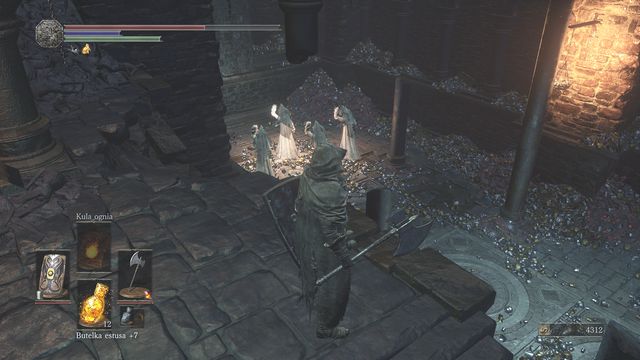 Avoid your opponents or kill them, so they wont disturb you during your combat with the stone Gargoyle. - Profaned Capital - Path to Yhorm the Giant - Walkthrough - Dark Souls III Game Guide & Walkthrough