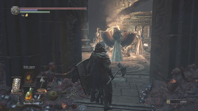 By killing mages on the outside, you will eliminate the projectile. - Profaned Capital - Path to Yhorm the Giant - Walkthrough - Dark Souls III Game Guide & Walkthrough