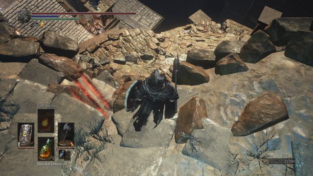 When the magic missile is no longer active, get back to the bridge, from which you came - Profaned Capital - Path to Yhorm the Giant - Walkthrough - Dark Souls III Game Guide & Walkthrough