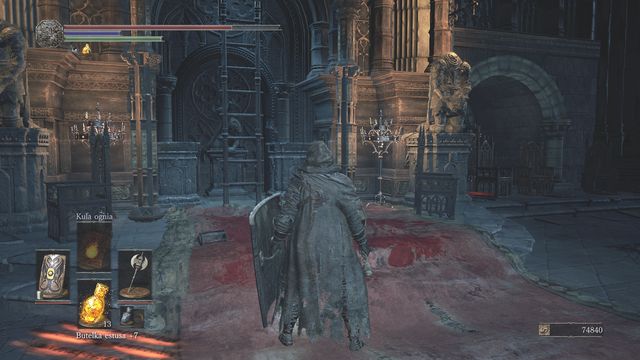 You will be able to use the ladder once you deal with the Dancer. - Lothric Castle - Walkthrough - Dark Souls III Game Guide & Walkthrough