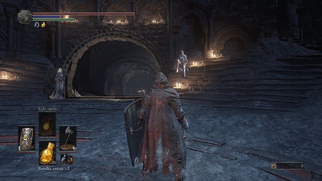 Sirris can be encountered for the first time in Firelink Shrine after you talked with Anri and Horace at the fireplace in the Road of Sacrifices - Sirris (Sirris of the Sunless Realms) - Quests and NPCs - Dark Souls III Game Guide & Walkthrough