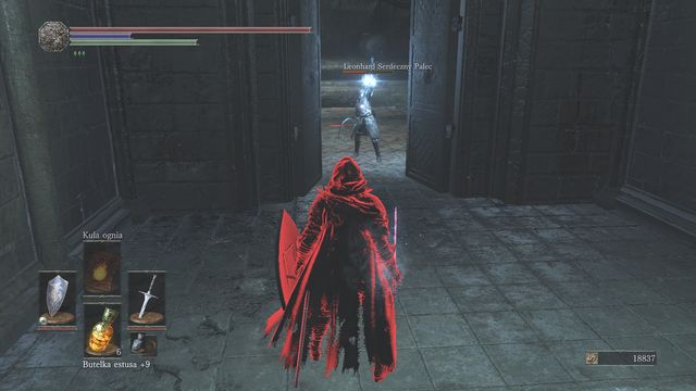 If you move away from the opponent, he will start to use magic. - Leonhard - Quests and NPCs - Dark Souls III Game Guide & Walkthrough