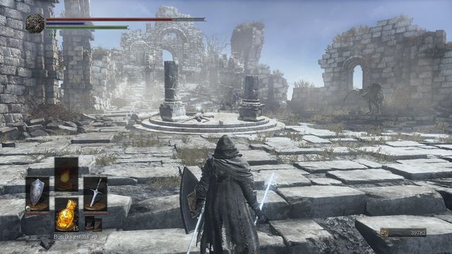Main yard. - Archdragon Peak - Walkthrough - Dark Souls III Game Guide & Walkthrough