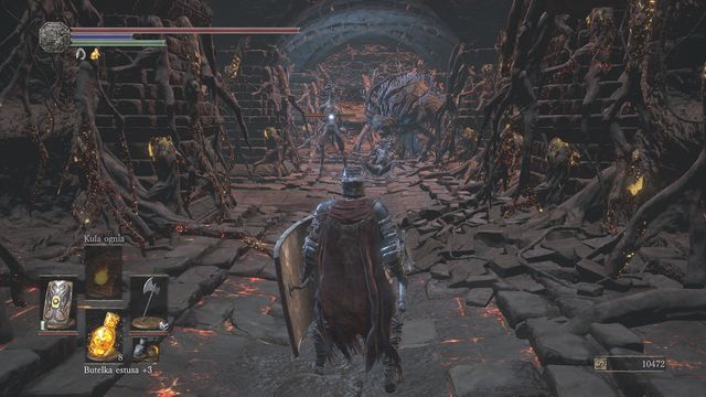 Watch out when enemies become enraged. They can quickly jump, fell on you and deal large number of damage. - Smouldering Lake - Walkthrough - Dark Souls III Game Guide & Walkthrough