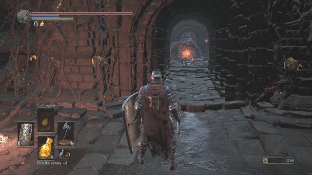Lure the mage to the larger room so that you wont risk in the narrow passage. - Smouldering Lake - Walkthrough - Dark Souls III Game Guide & Walkthrough