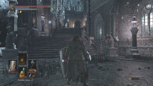 Notice the place from which the projectiles are coming - other invisible wizards are standing there. - Irithyll of the Boreal Valley - from the Church of Yorshka - Walkthrough - Dark Souls III Game Guide & Walkthrough