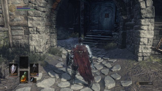The entrance. - Undead Settlement - straight road from the great square - Walkthrough - Dark Souls III Game Guide & Walkthrough