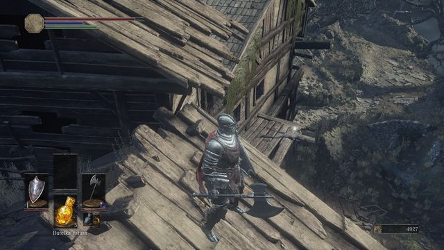 Jump and get to the other side. - Undead Settlement - straight road from the great square - Walkthrough - Dark Souls III Game Guide & Walkthrough