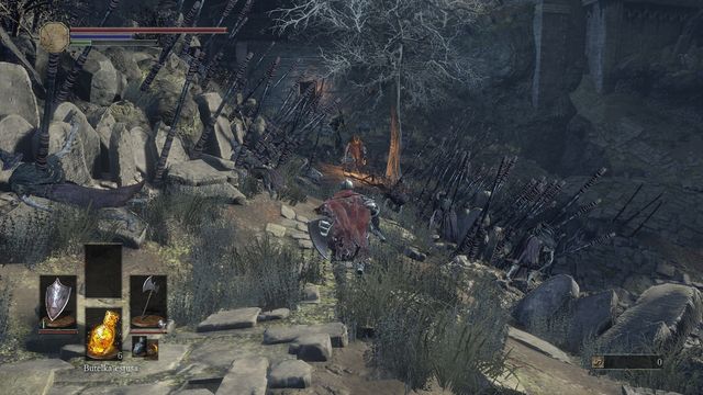 During your first visit, sprinting may turn out to be more effective that fighting all your enemies. - Undead Settlement - straight road from the great square - Walkthrough - Dark Souls III Game Guide & Walkthrough